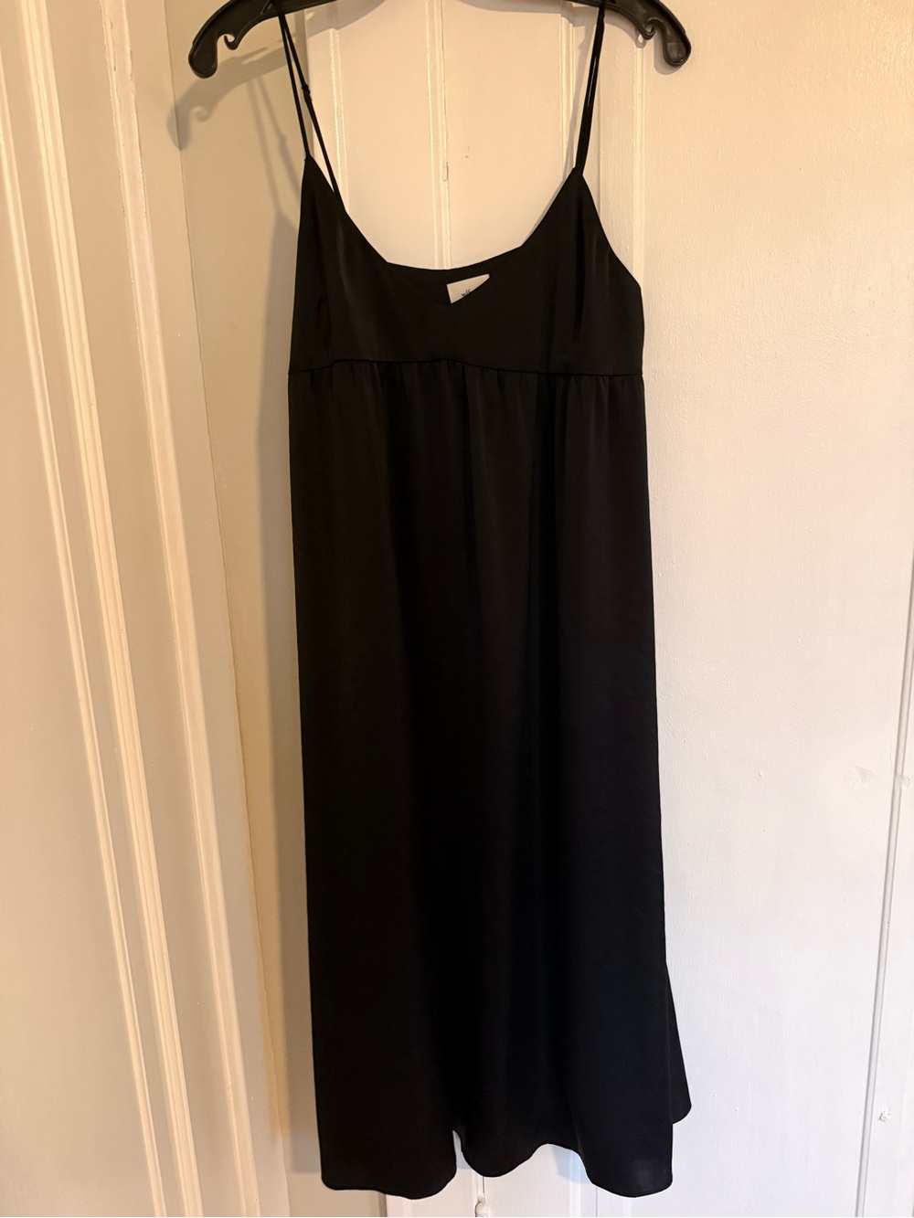 Wilfred Black Midi Slip Dress